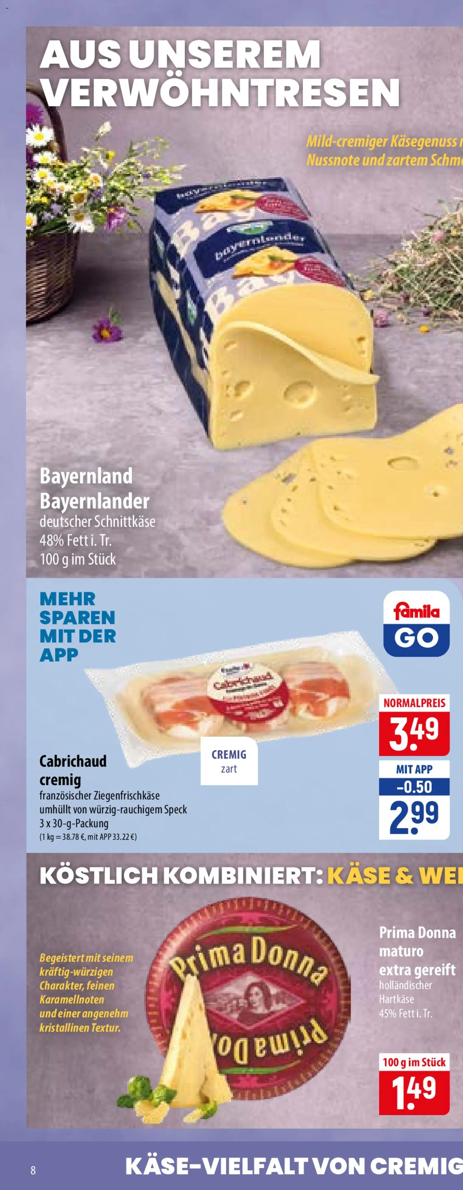 Famila Prospekt – gültig ab 13.07.2026 | Seite: 14 | Produkte: Käse