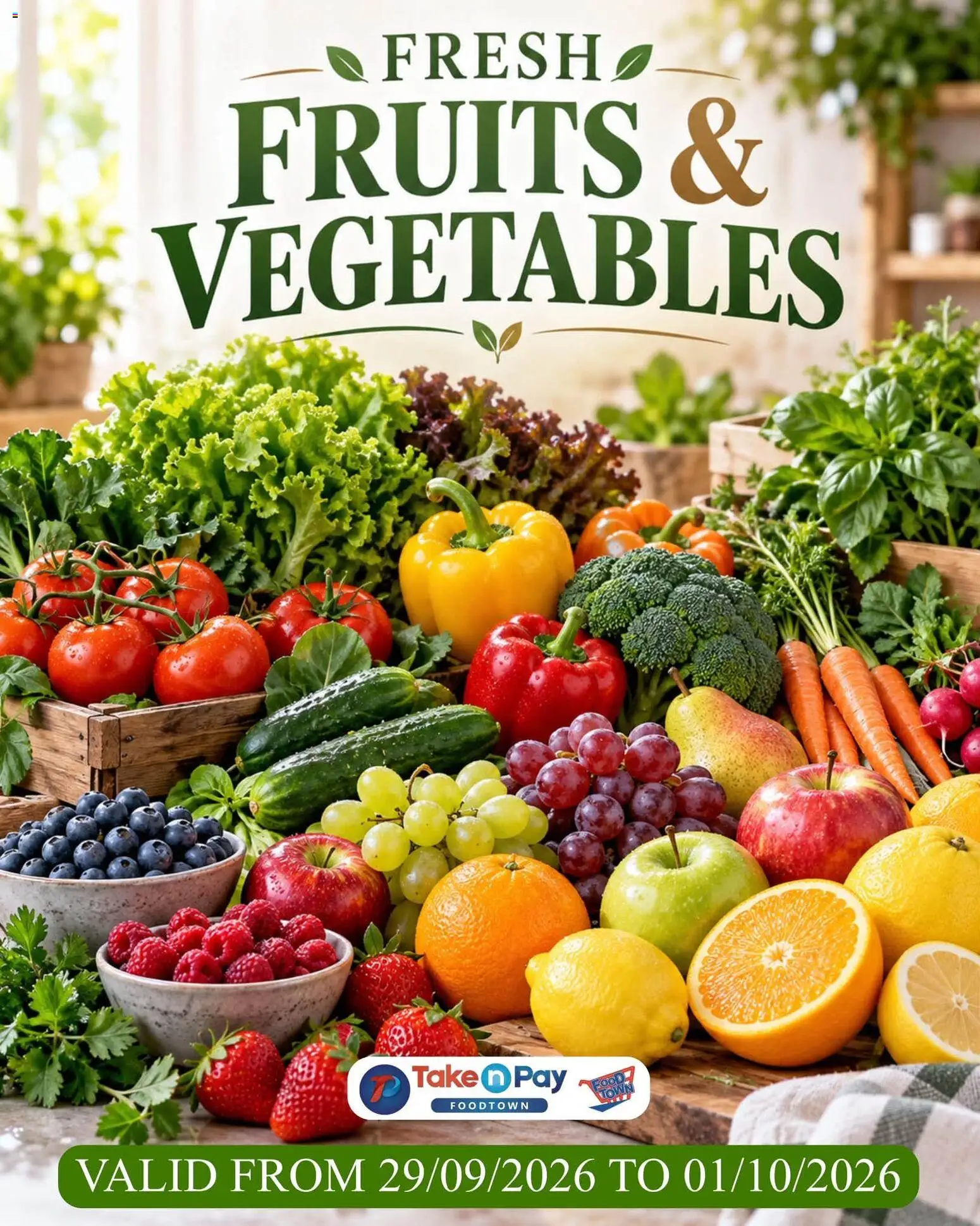 New Take n Pay catalogue – valid from 29/09/2026 | Page: 2 | Products: Vegetables