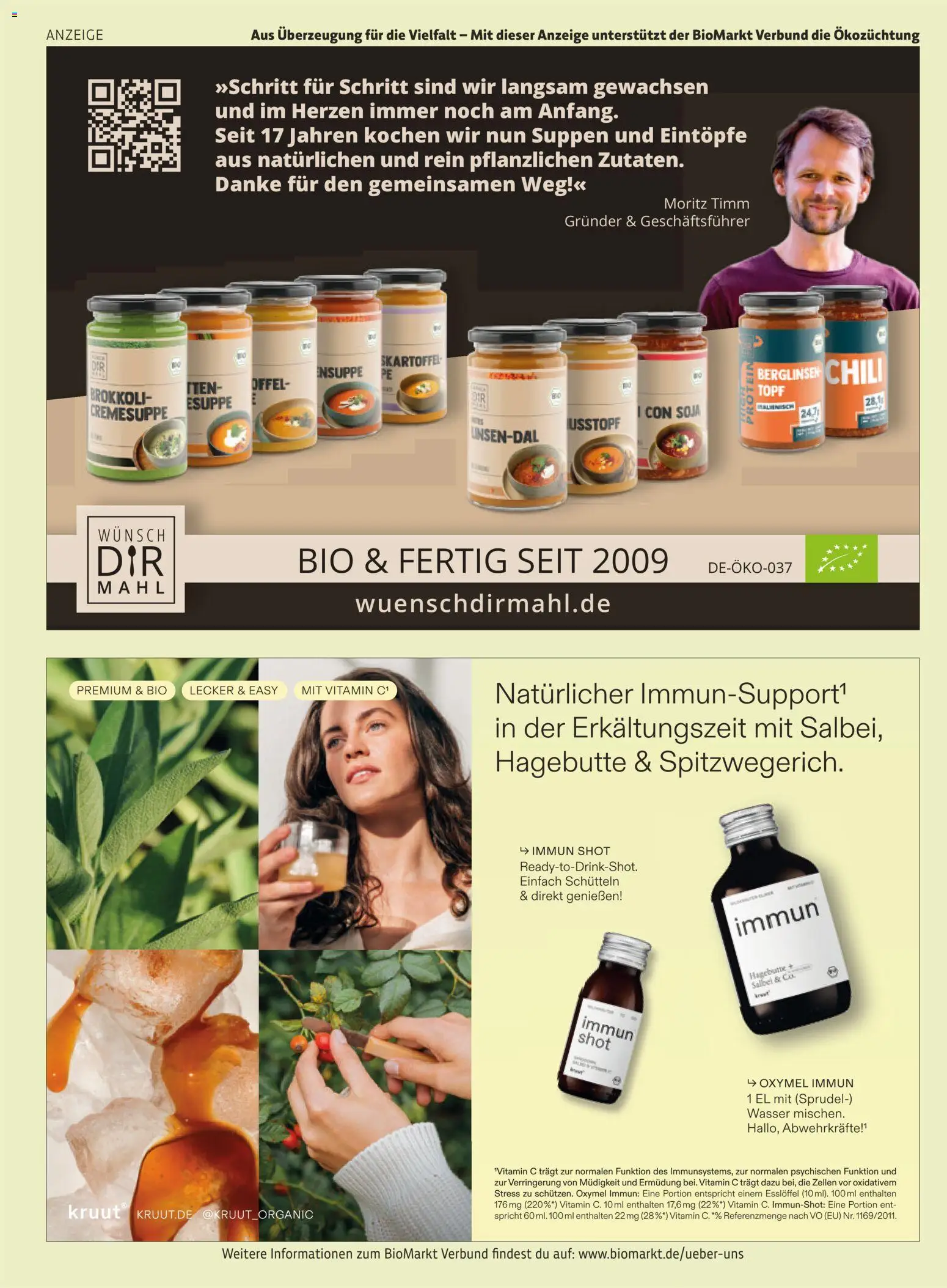 BioMarkt Kreo Magazin – gültig ab 26.10.2026 | Seite: 66 | Produkte: Wasser, Brokkoli, Chili
