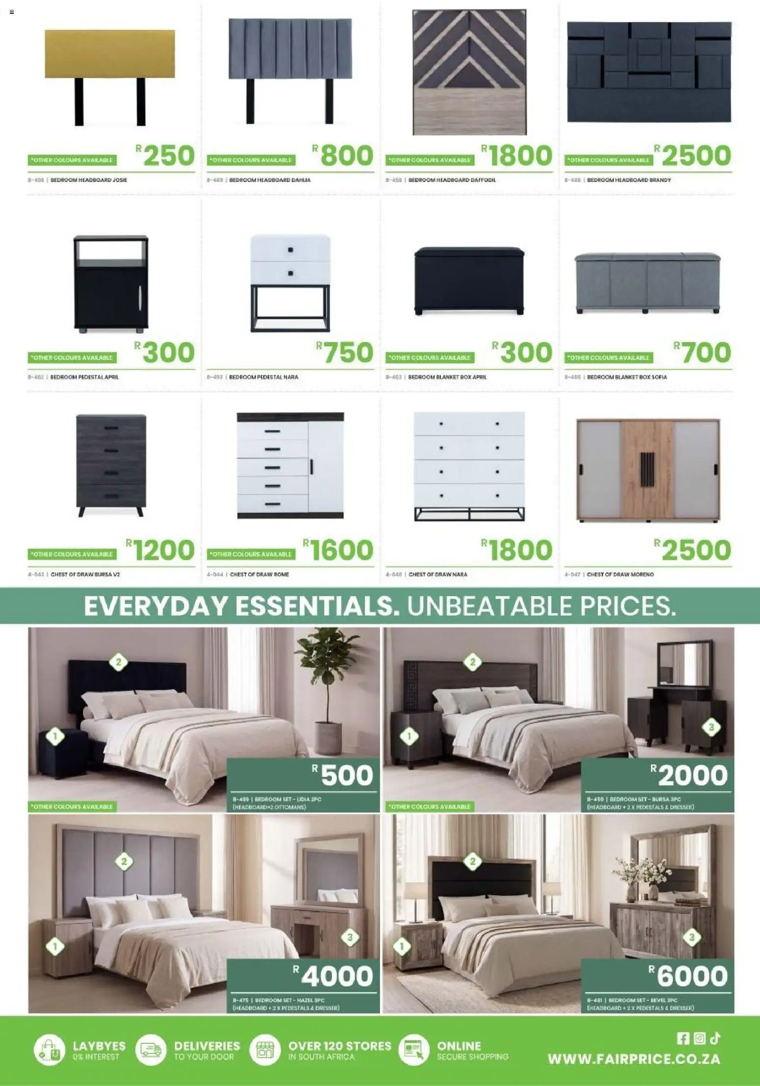 New Fair Price catalogue – valid from 01/10/2026 | Page: 7 | Products: Blanket, Bedroom set, Box, Brandy