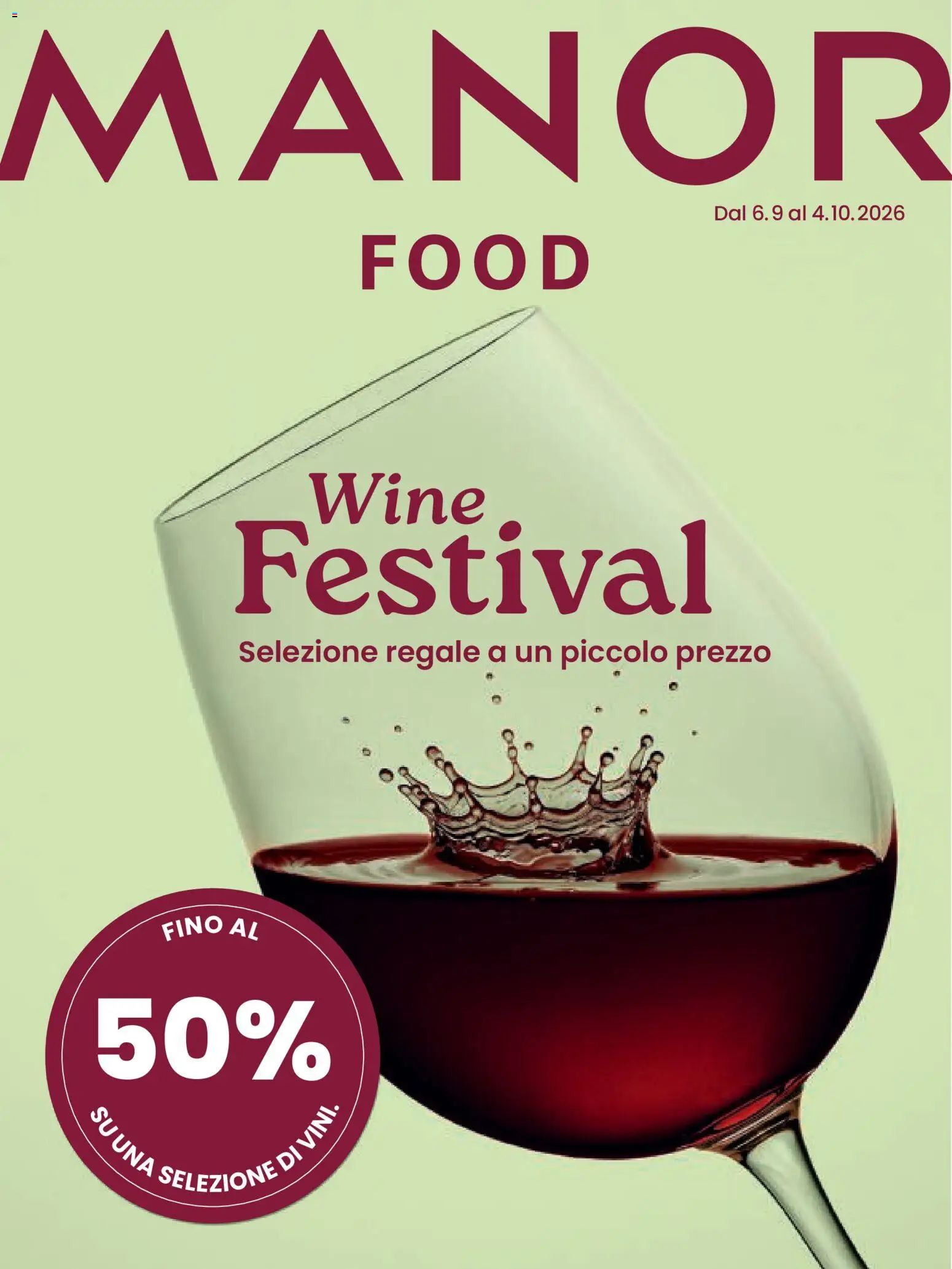 Manor aktionen Wine IT – gültig ab 06.09.2026 | Seite: 1