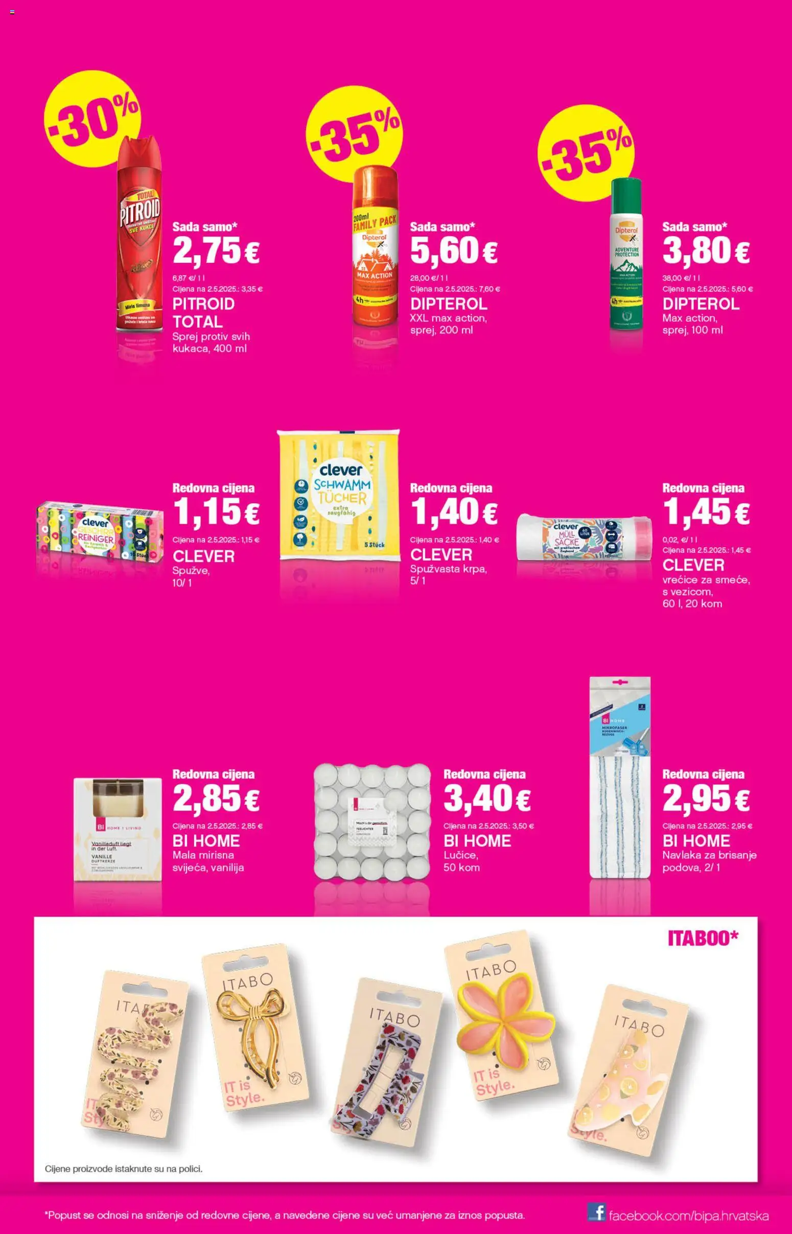 Bipa katalog | vrijedi od 28.05.2026 | Stranica: 25 | Proizvodi: Miris, Mop