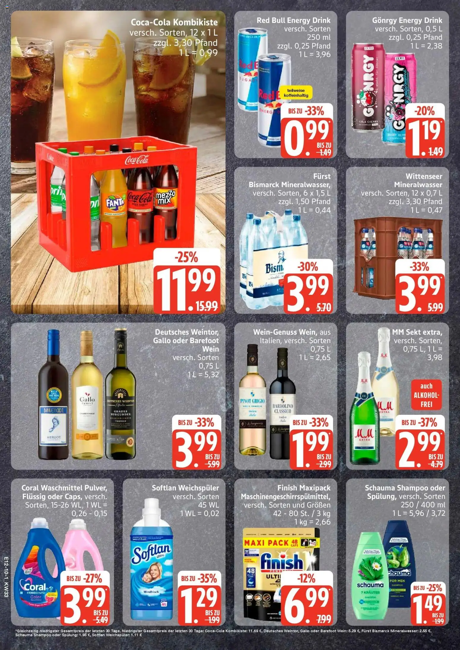 Edeka Prospekt Kiel (ab 10.08.2026) » Angebote Online | Seite: 10 | Produkte: Sekt, Weichspüler, Waschmittel, Alkohol
