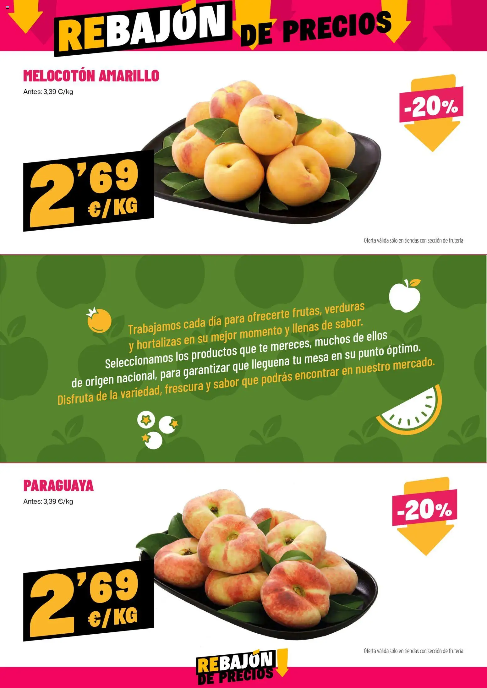 AhorraMas folleto │ válido desde el 13/08/2026 | Página: 6 | Productos: Verduras, Té, Melocotón amarillo, Mesa