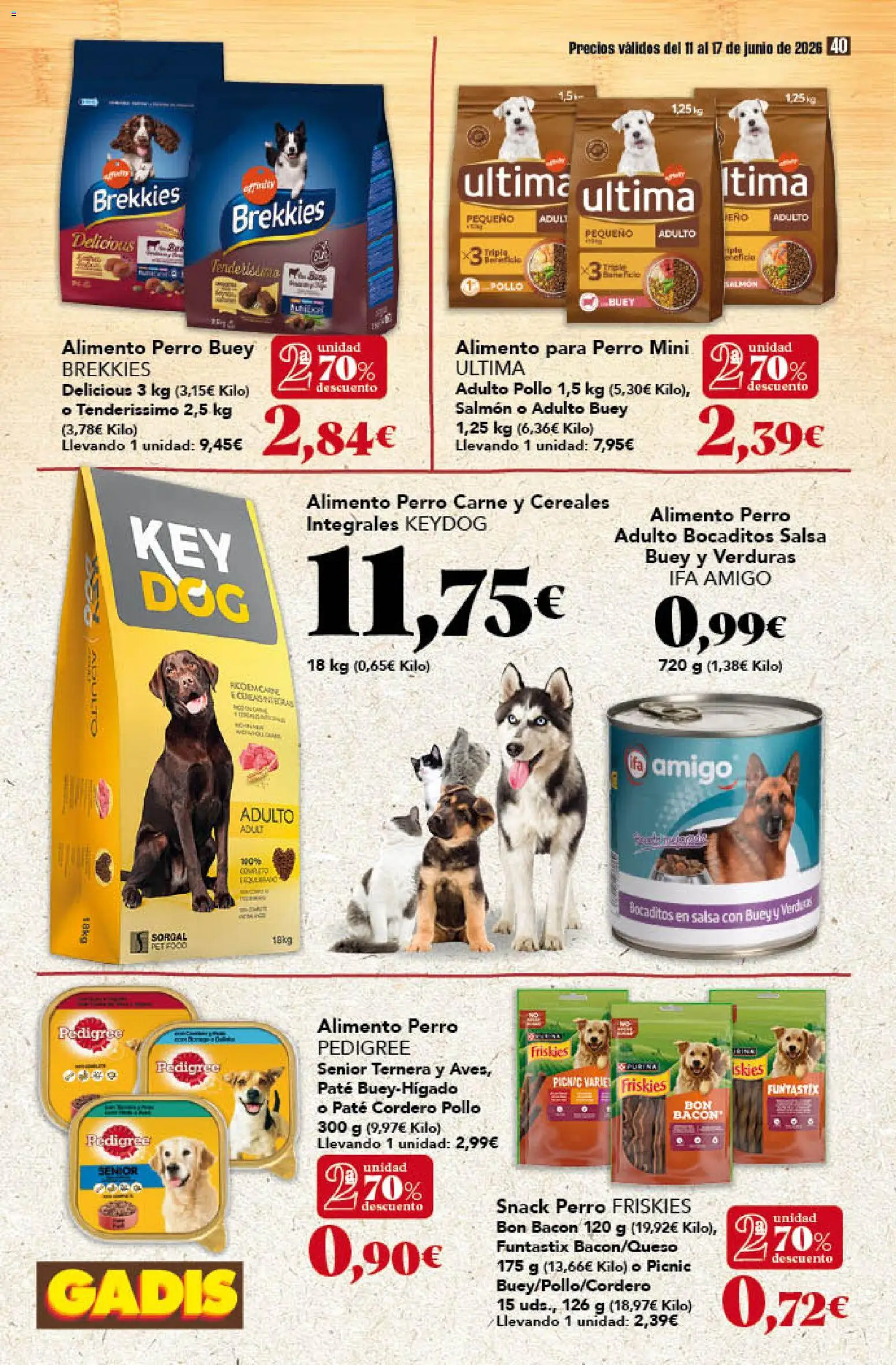 Gadis folleto │ válido desde el 11.06.2026 | Página: 40 | Productos: Paté, Cereales, Φίλτρο καφέ