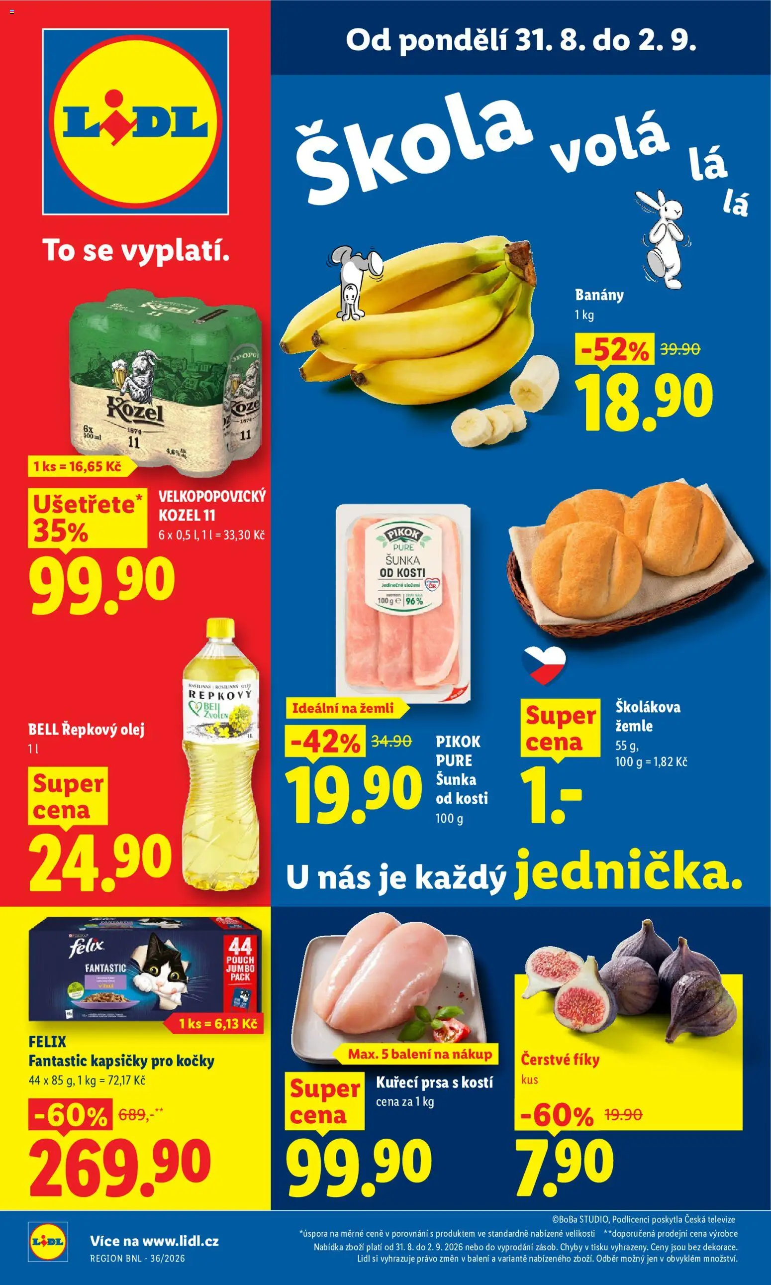 Lidl leták od 31.08.2026 | Strana: 1