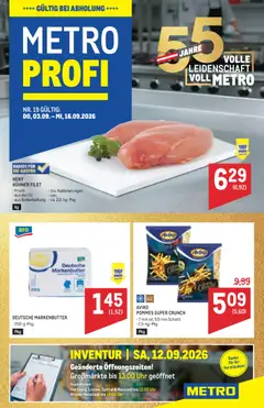 Metro angebote Profi ab 03.09.2026 gültig
