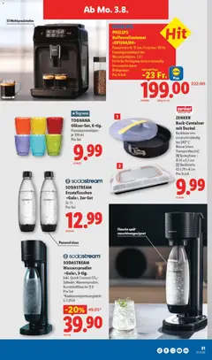 PHILIPS, Kaffeevollautomat, «EP1200/09», Pumpendruck: 15 bar, Frequenz: 50 Hz, Fassungsvermögen des, Wasserbehälters: 1,8 1, Einfache Reinigung dank vollständig, herausnehmbarer, Brühgruppe, Pro Stück ab 30.07.2026 gültig | Seite: 33