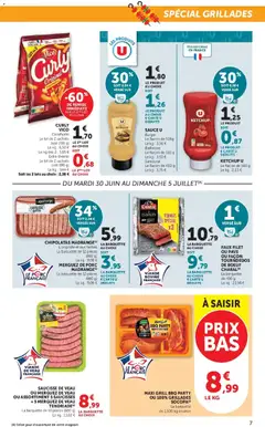 Super U - Prévisualisation de Super U - Les prix bas de la semaine valide à partir de 30/06/2026 | Page: 7