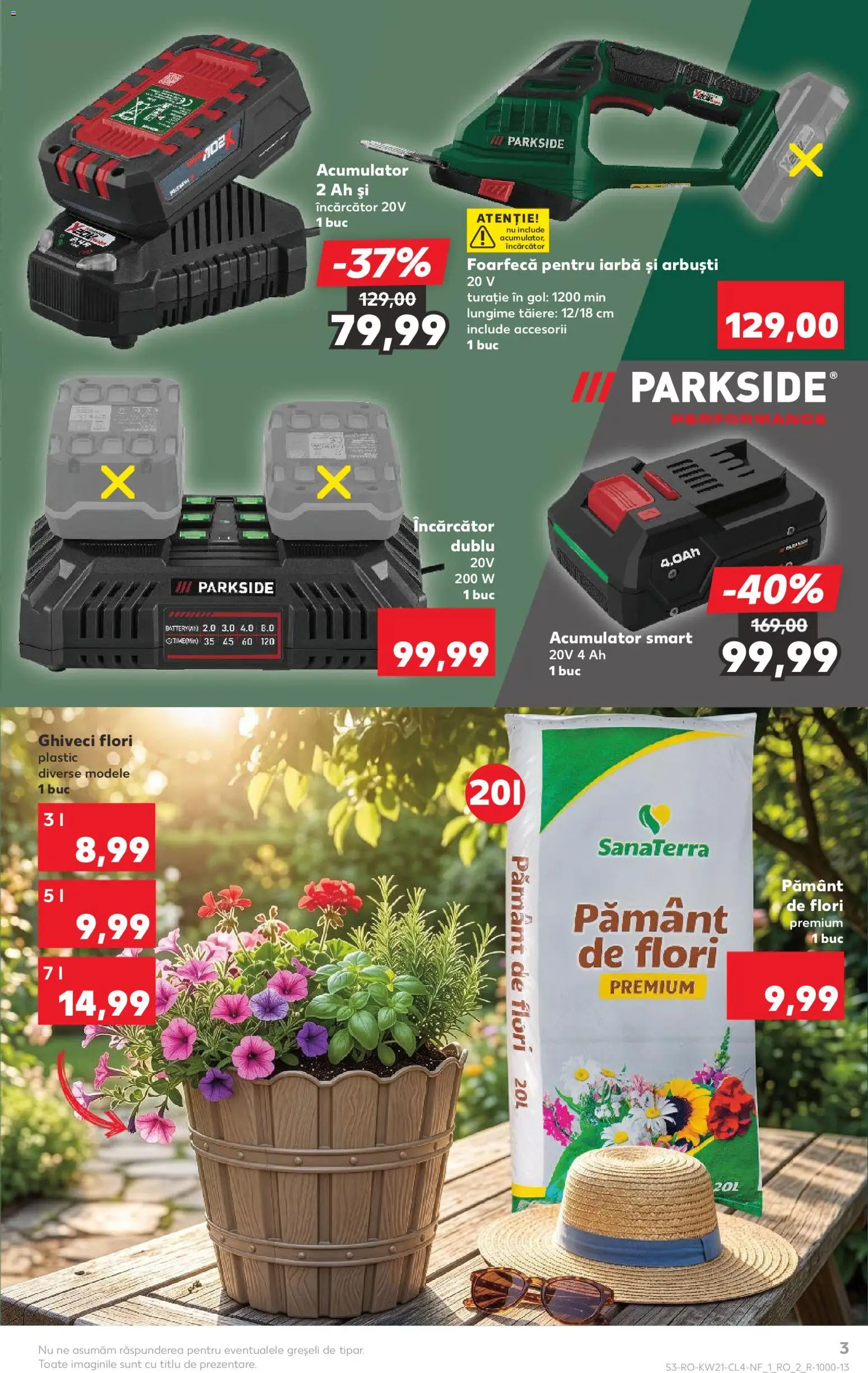 Kaufland RO akciós ujság - amely érvényes a következő dátumtól: 20.05.2026 | Oldal: 3 | Termékek: Parkside