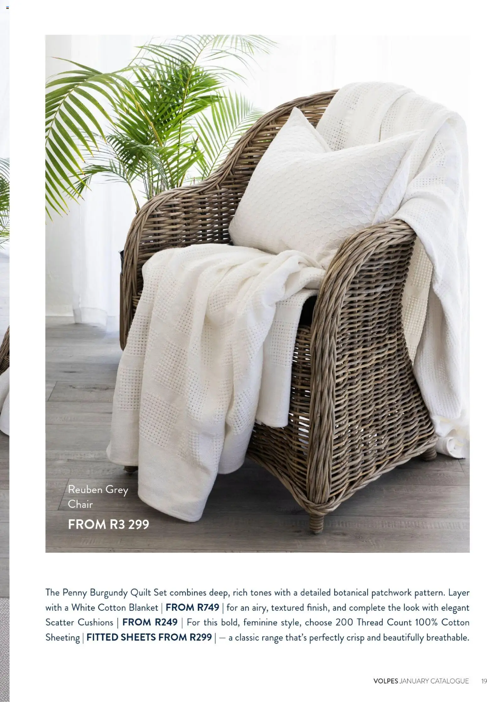 New Volpes catalogue – valid from 01/01/2026 | Page: 35 | Products: Blanket, Chair
