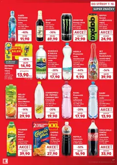 Náhled letáku MONSTER Energy drink, různé druhy 0,5 l plech od 07.10.2026 | Strana: 27