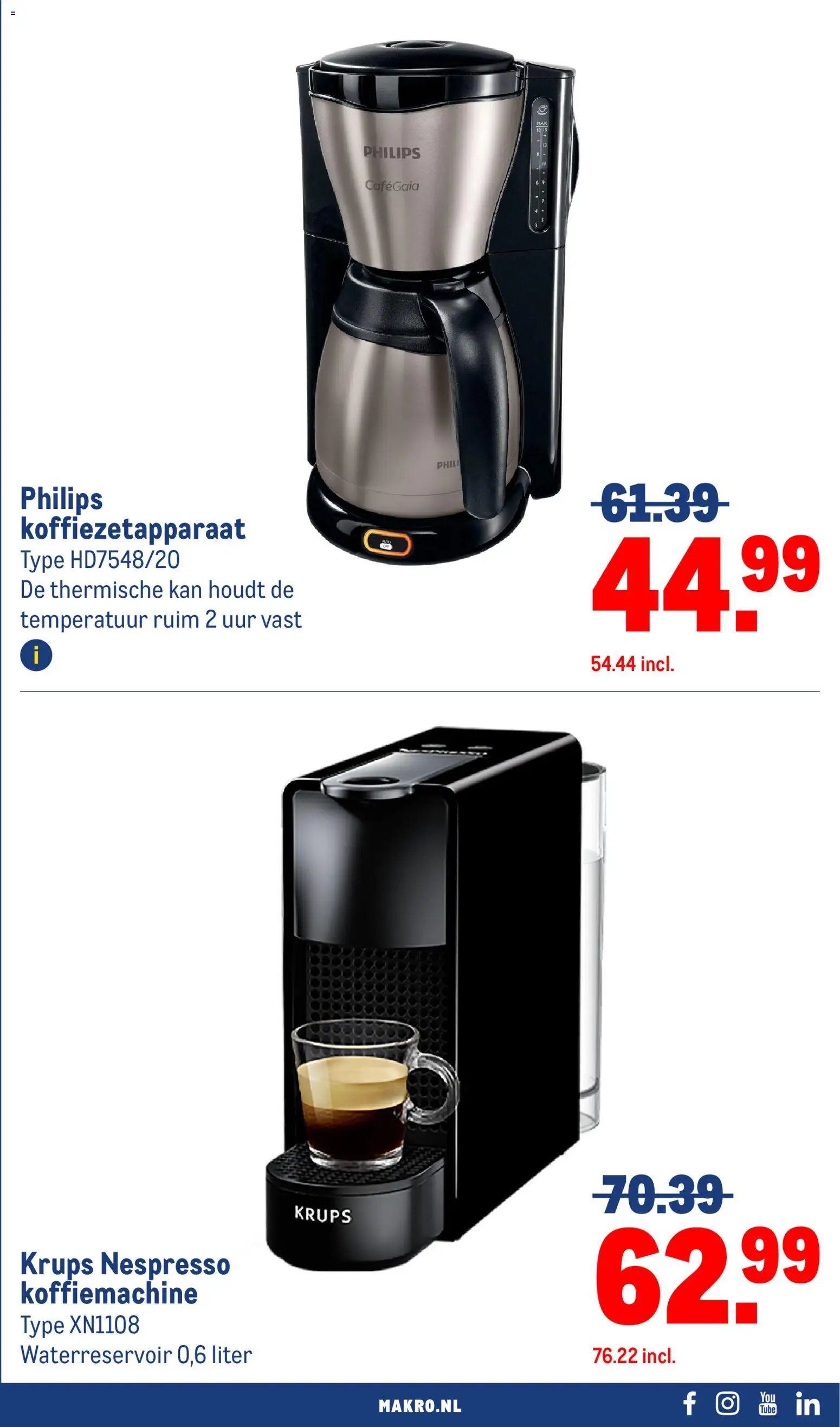 {H1} | Pagina: 9 | Producten: Koffiemachine, Kan, Koffiezetapparaat