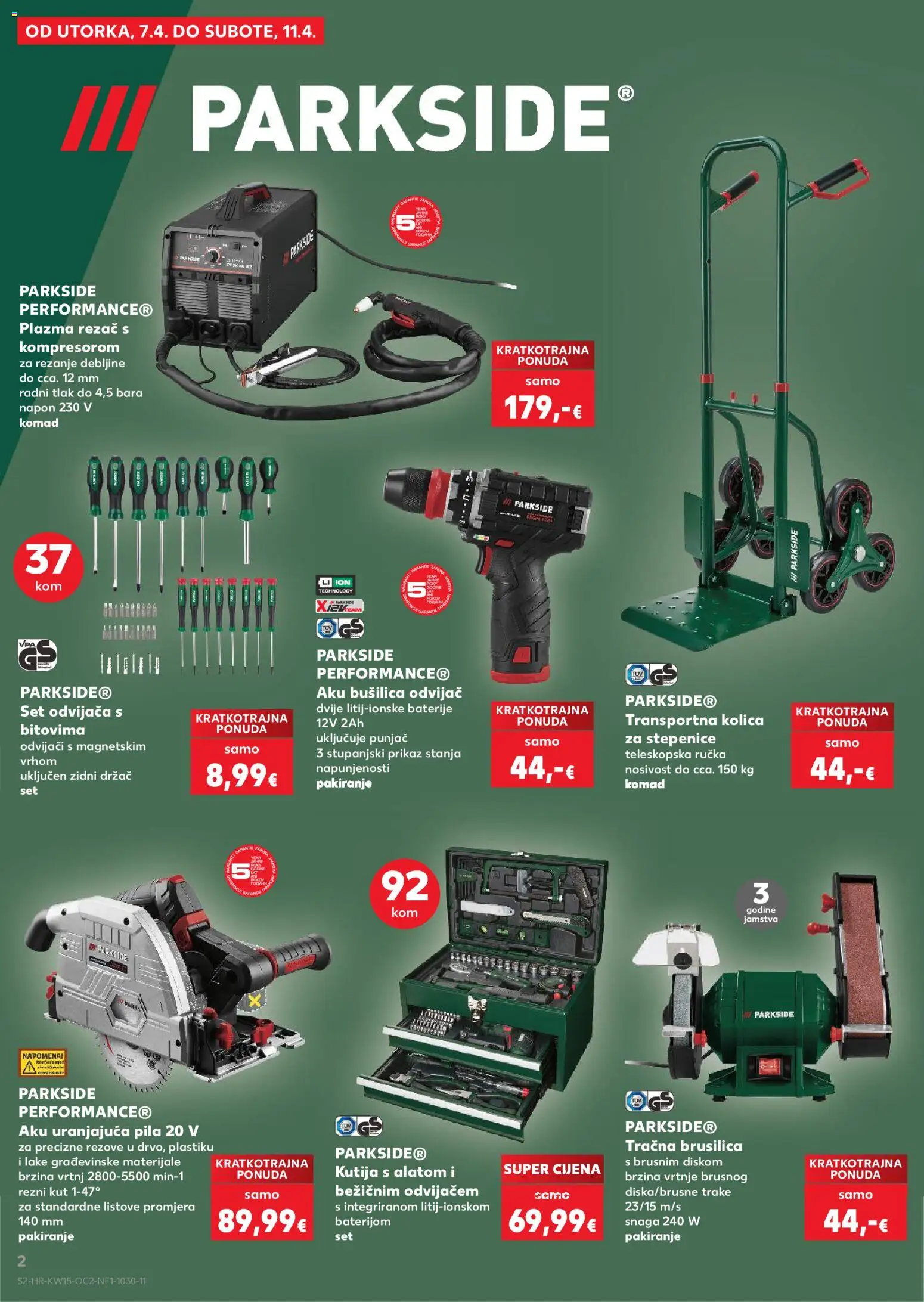 Kaufland katalog | vrijedi od 08.04.2026 | Stranica: 2 | Proizvodi: Kutija, Baterije, Rezač, Odvijač