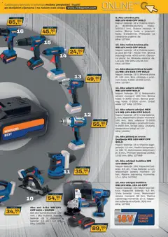 Vinkoprom Katalog - Pregled kataloga iz trgovine Vinkoprom, vrijedi od 04.05.2026 | Stranica: 17 | Proizvodi: Ubodna pila, Kutna brusilica, Kofer, Odvijač