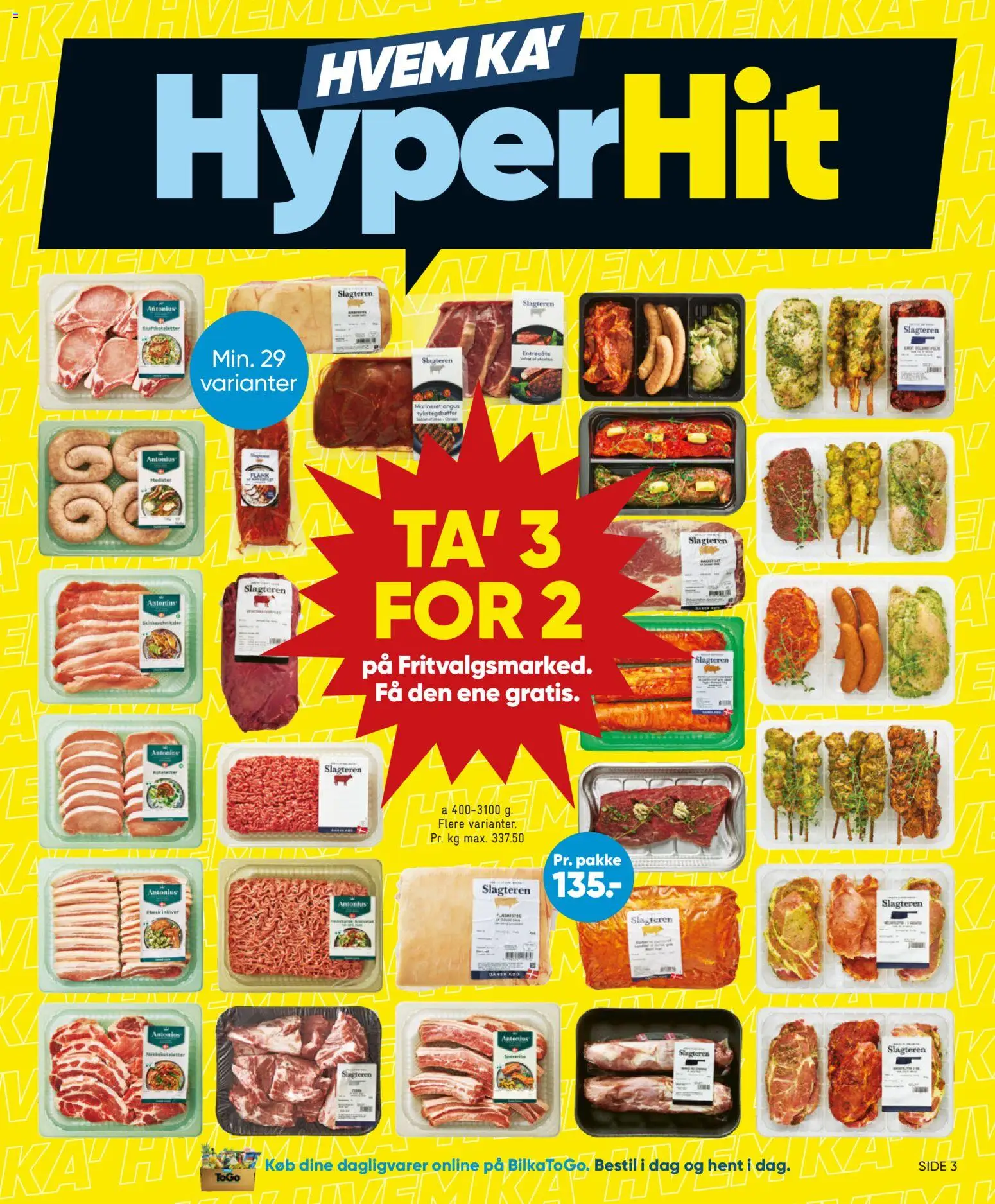 Bilka tilbudsavis – gyldig fra 29.05.2026 | Side: 3 | Produkter: Entrecote
