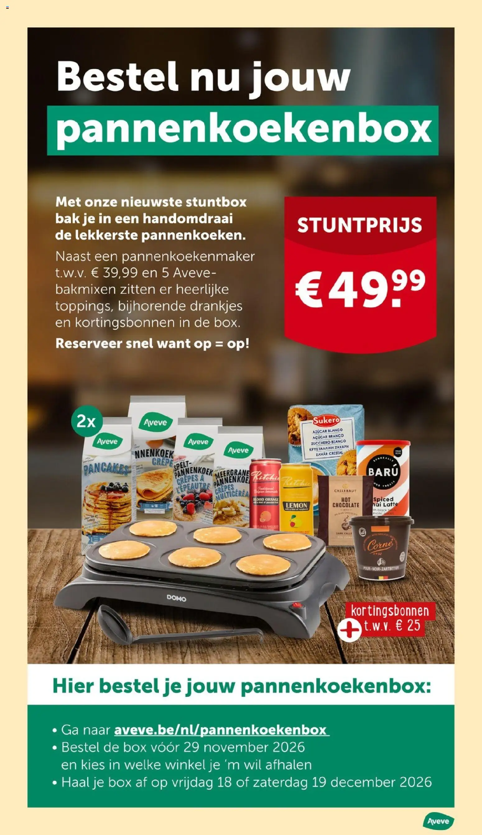 {H1} | Pagina: 11 | Producten: Pannenkoek, Box, Pannenkoekenmaker
