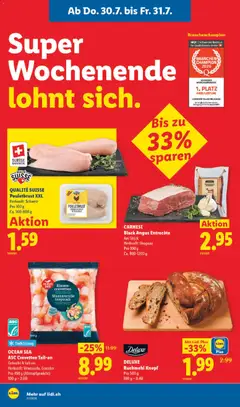 QUALITÉ SUISSE Pouletbrust XXL, Pouletbrust XXL, Herkunft: Schweiz, Pro 100 g, Ca. 300-800 g ab 30.07.2026 gültig | Seite: 2