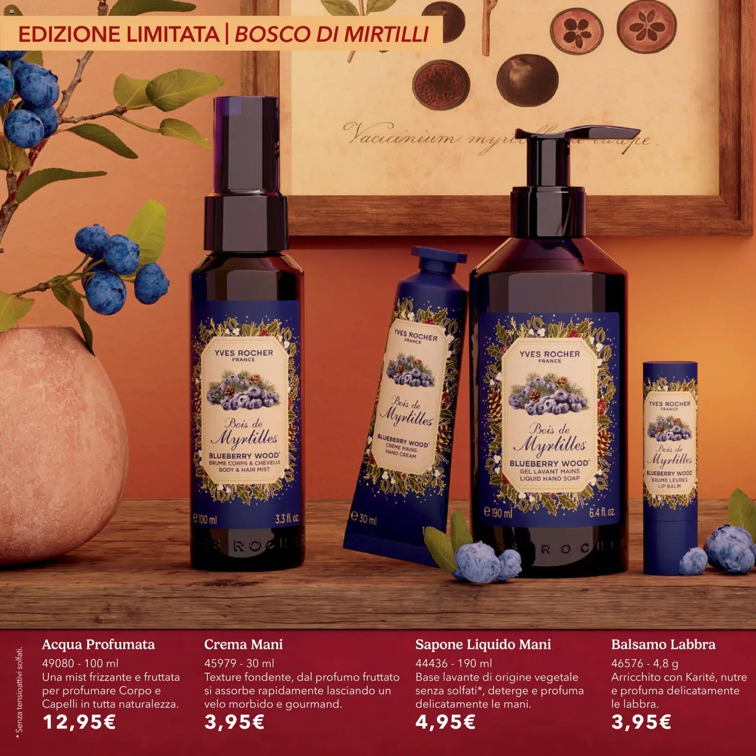 Volantino Yves Rocher del 20/10/2026 | Pagina: 14 | Prodotti: Balsamo, Crema, Acqua, Mirtilli