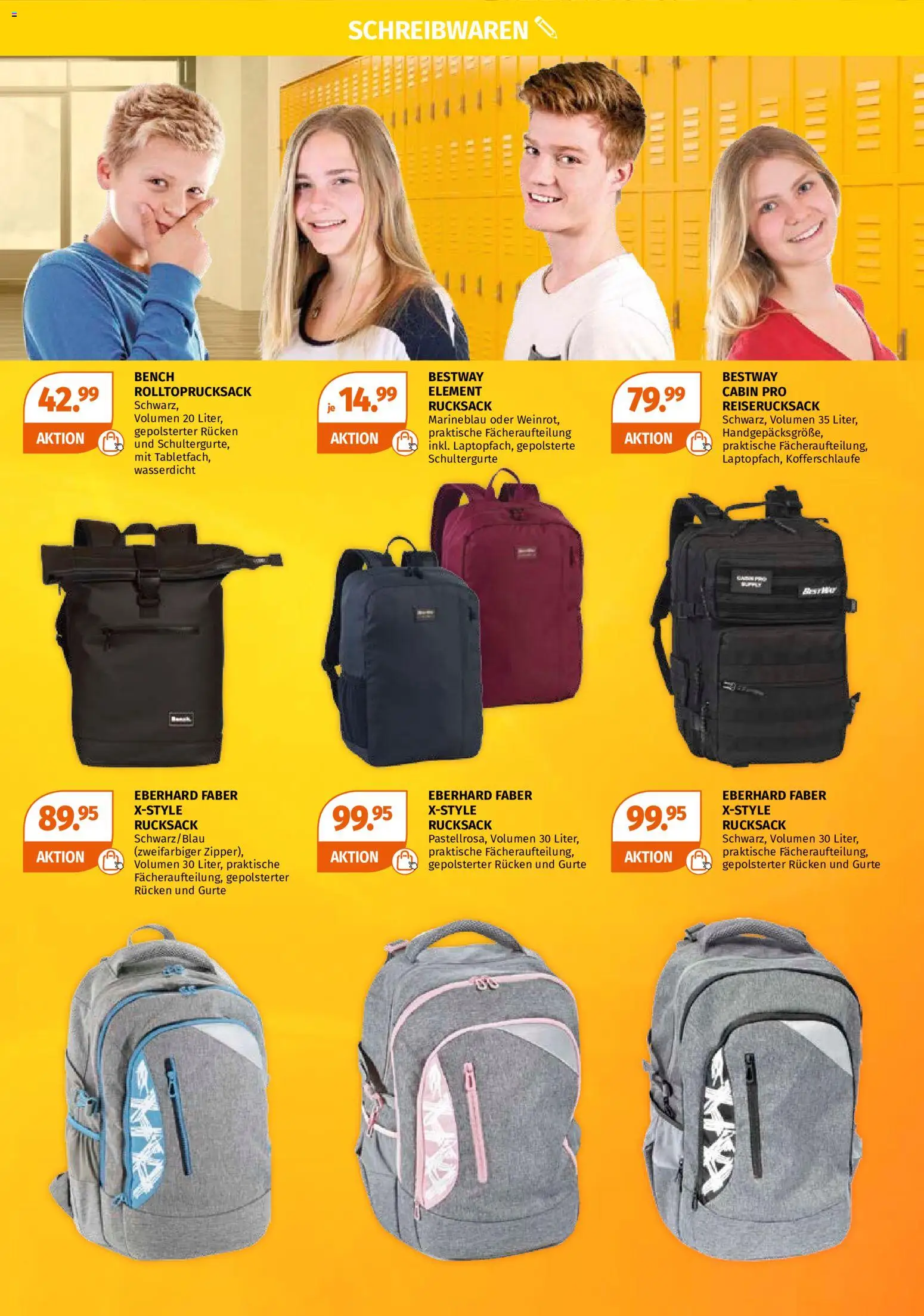 Müller Rucksack Highlights – gültig ab 21.09.2026 | Seite: 3 | Produkte: Rucksack