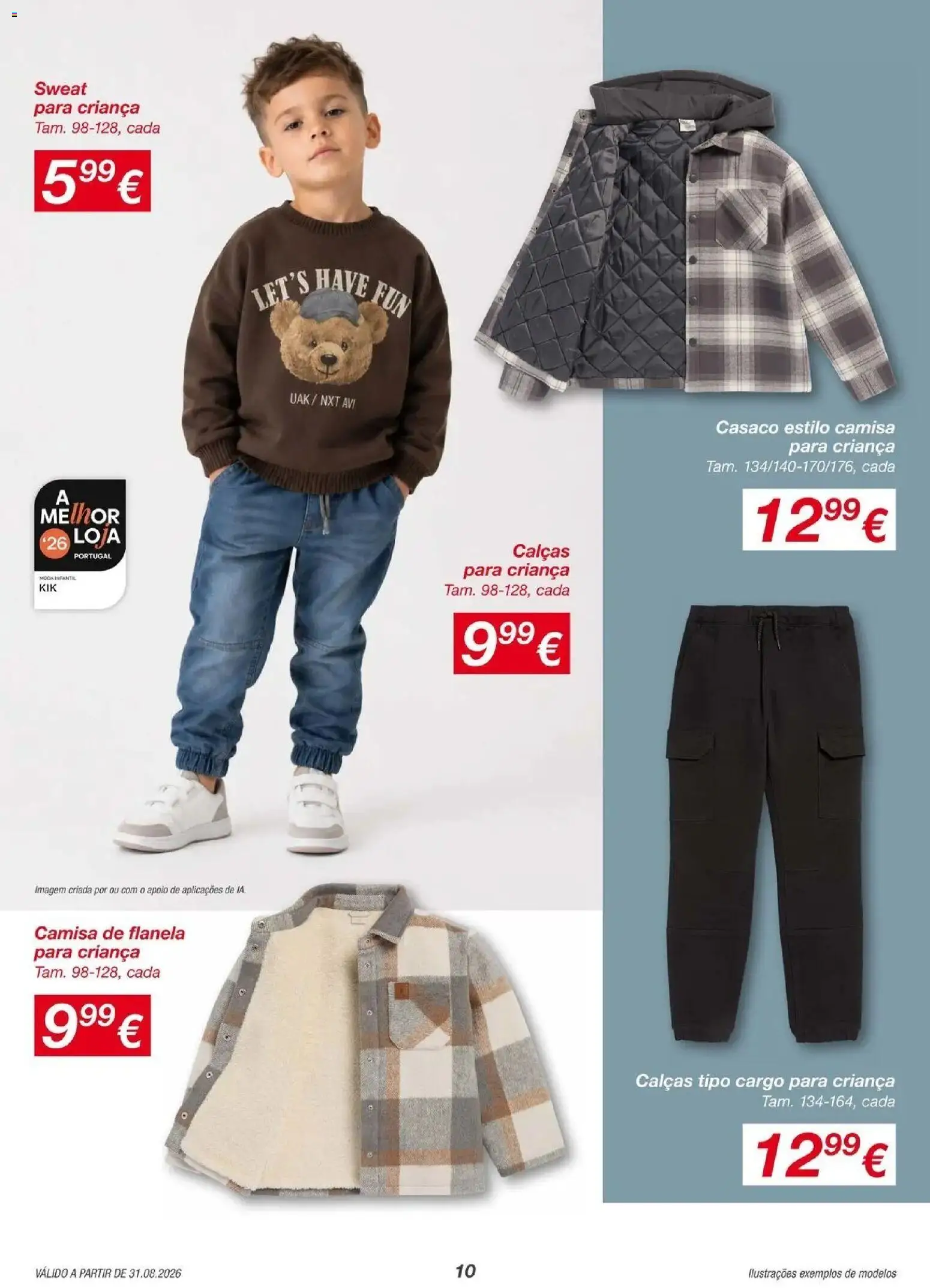 KIK folheto atual » de 28/08/2026 - 07/09/2026 | Página: 10 | Produtos: Casaco, Calças, Camisa