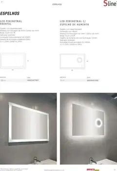 Pré-visualização BricoMarché Catálogo de Inspiração Banho válido de 15/06/2026 | Página: 51 | Produtos: Moldura, Iluminação, Espelho
