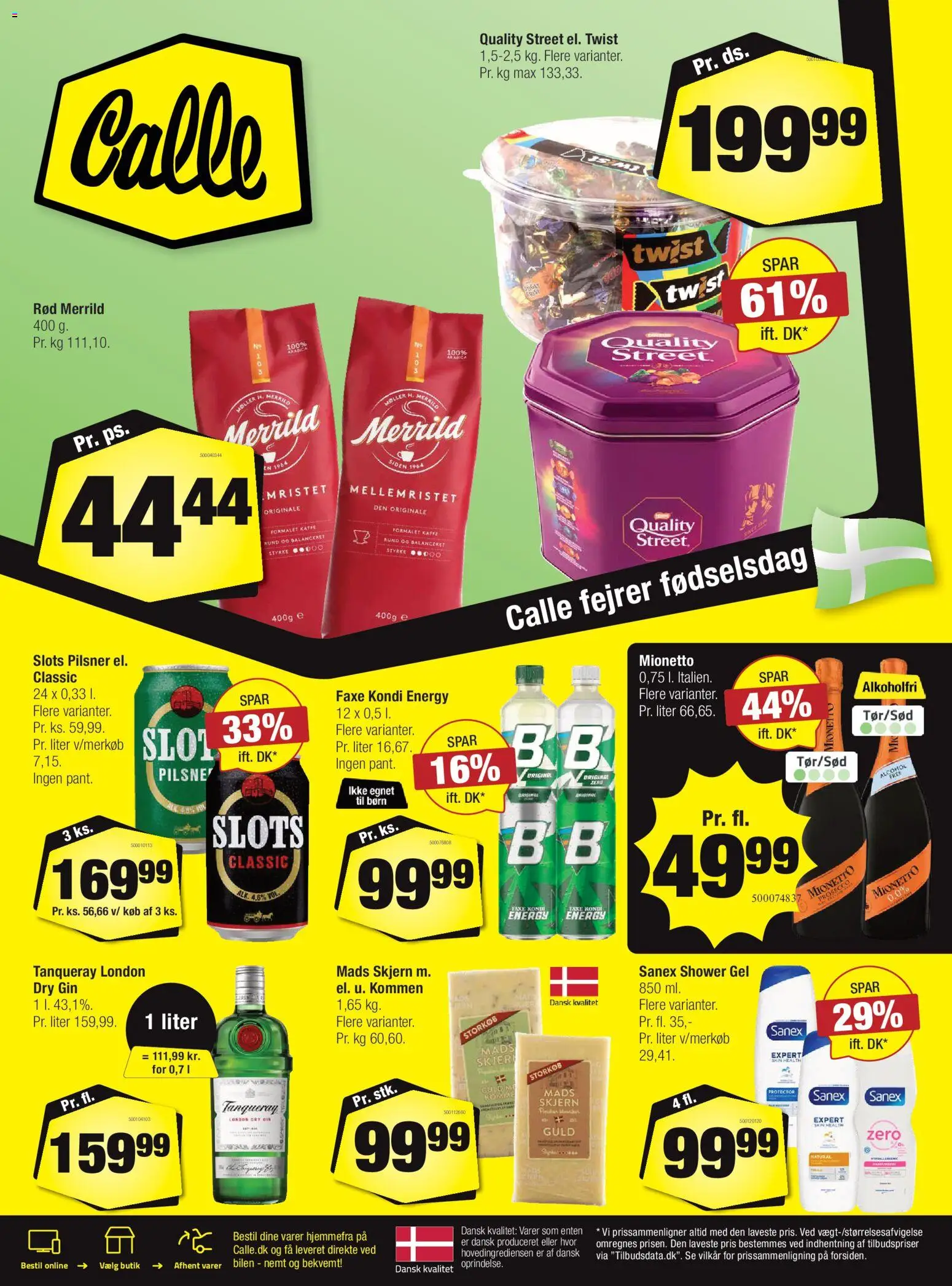 Calle tilbudsavis – gyldig fra 21/10/2026 | Side: 31 | Produkter: Kaffe, Gin, Faxe Kondi, Søm