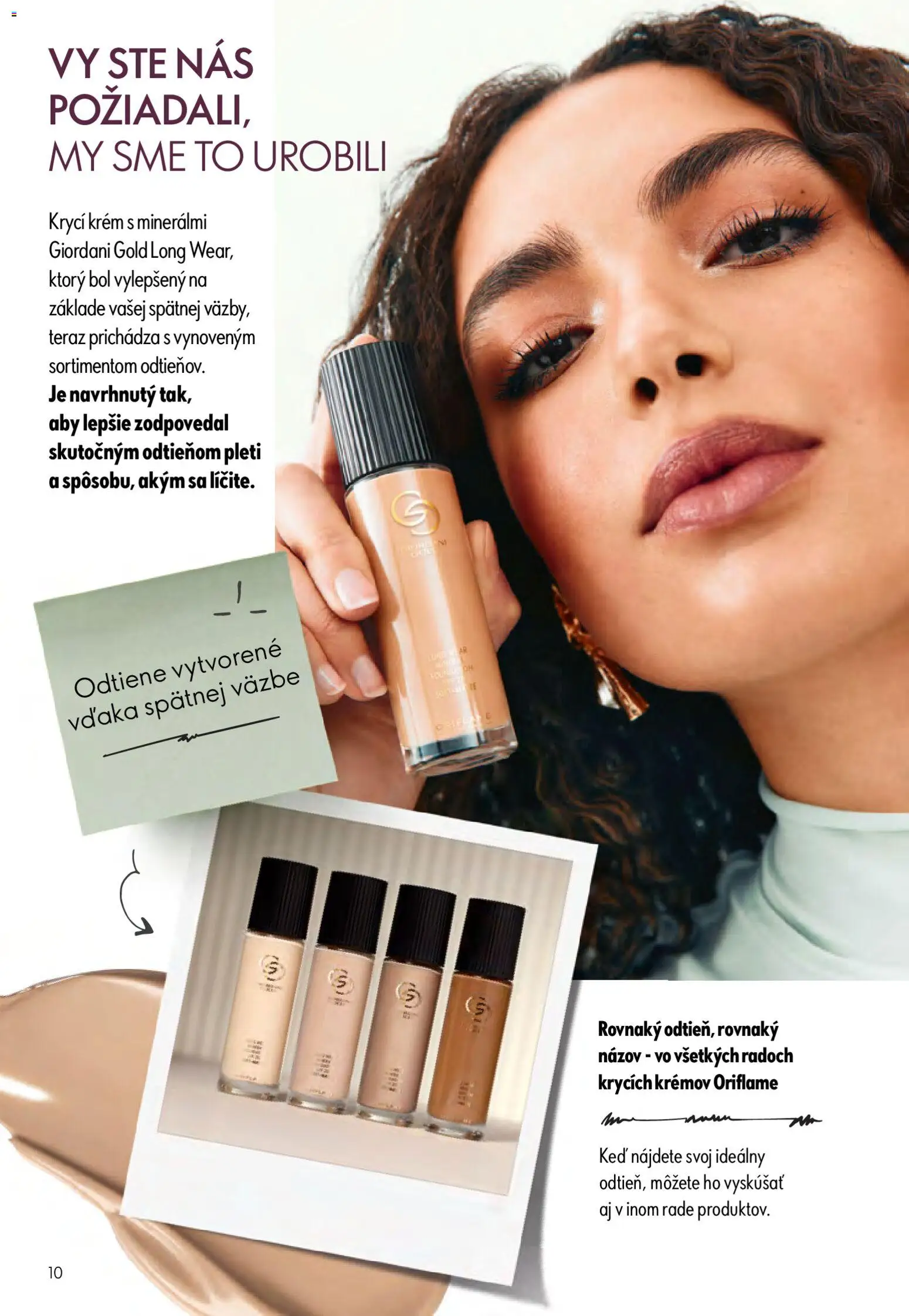 Nové Oriflame akcie – leták je platný od 09.09.2026 | Strana: 10 | Produkty: Krém