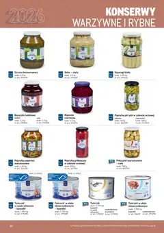 Pogląd oferty "Makro gazetka - Produktów marek własnych dla profesjonalnej Gastronomii" - ważna od 01.03.2026 | Strona: 60 | Produkty: Kapusta, Pieczarki, Tuńczyk w oleju, Seler konserwowy