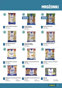 Pogląd oferty "Makro gazetka - Produktów marek własnych dla profesjonalnej Gastronomii" - ważna od 01.03.2026 | Strona: 45 | Produkty: Nuggetsy z kurczaka, Krążki cebulowe, Polędwiczki, Nuggets