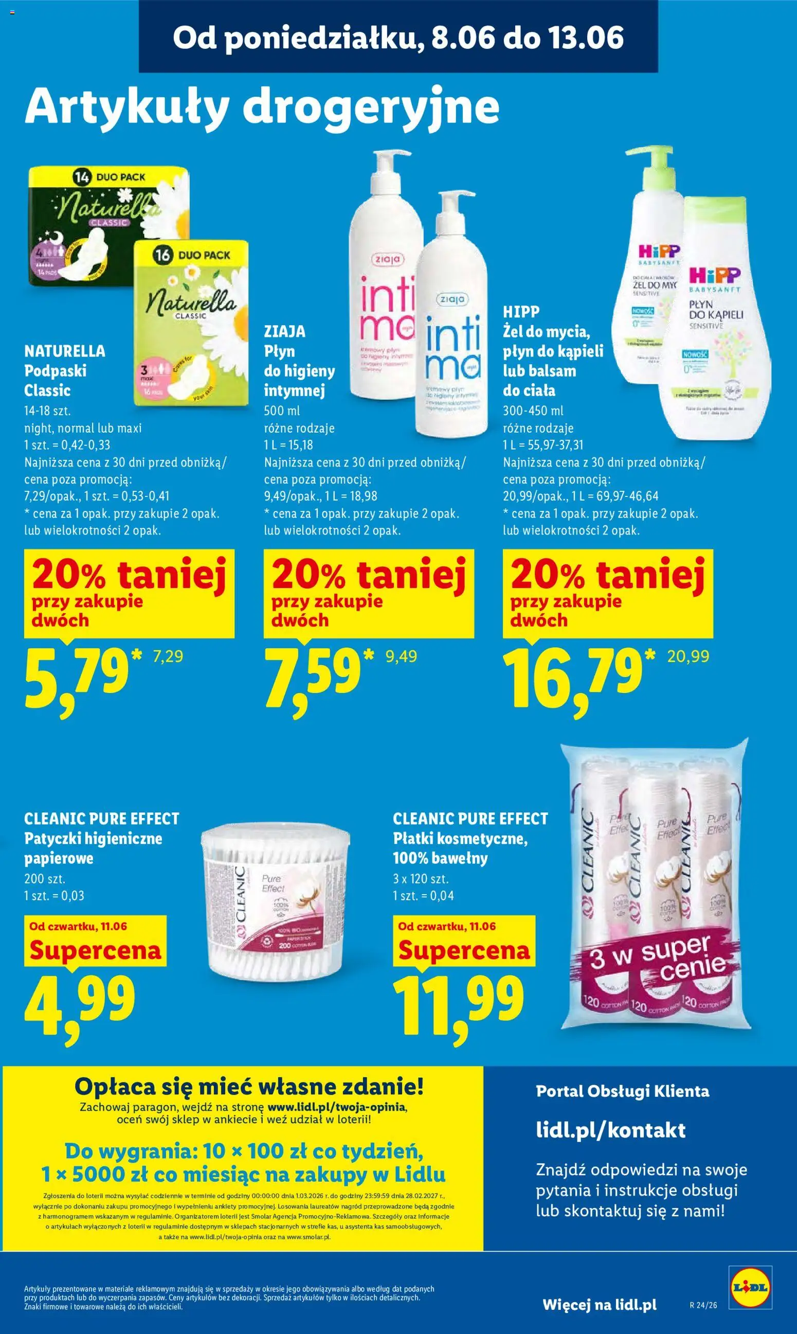 Lidl Polsko leták od 11.06.2026 | Strana: 89 | Produkty: Ziaja, Med, Hipp