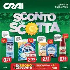 Anteprima del volantino CRAI volantino Grosio valido a partire dal 09/07/2026