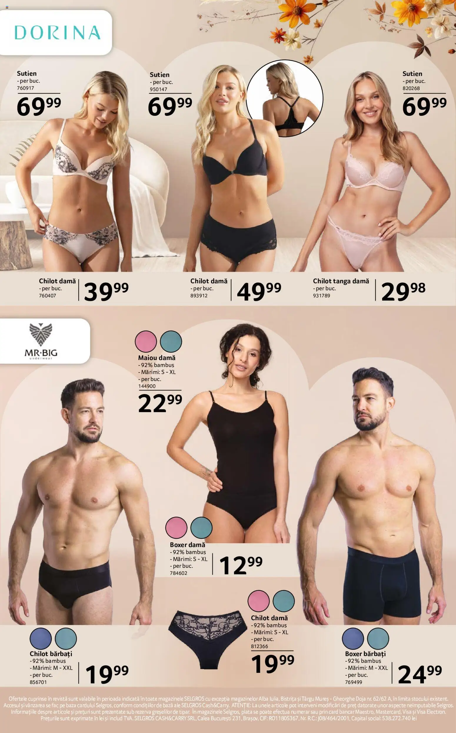 Noul catalog Selgros – valabil de la 18.09.2026 | Pagină: 34 | Produse: Cif, Alba, Maiou, Sutien