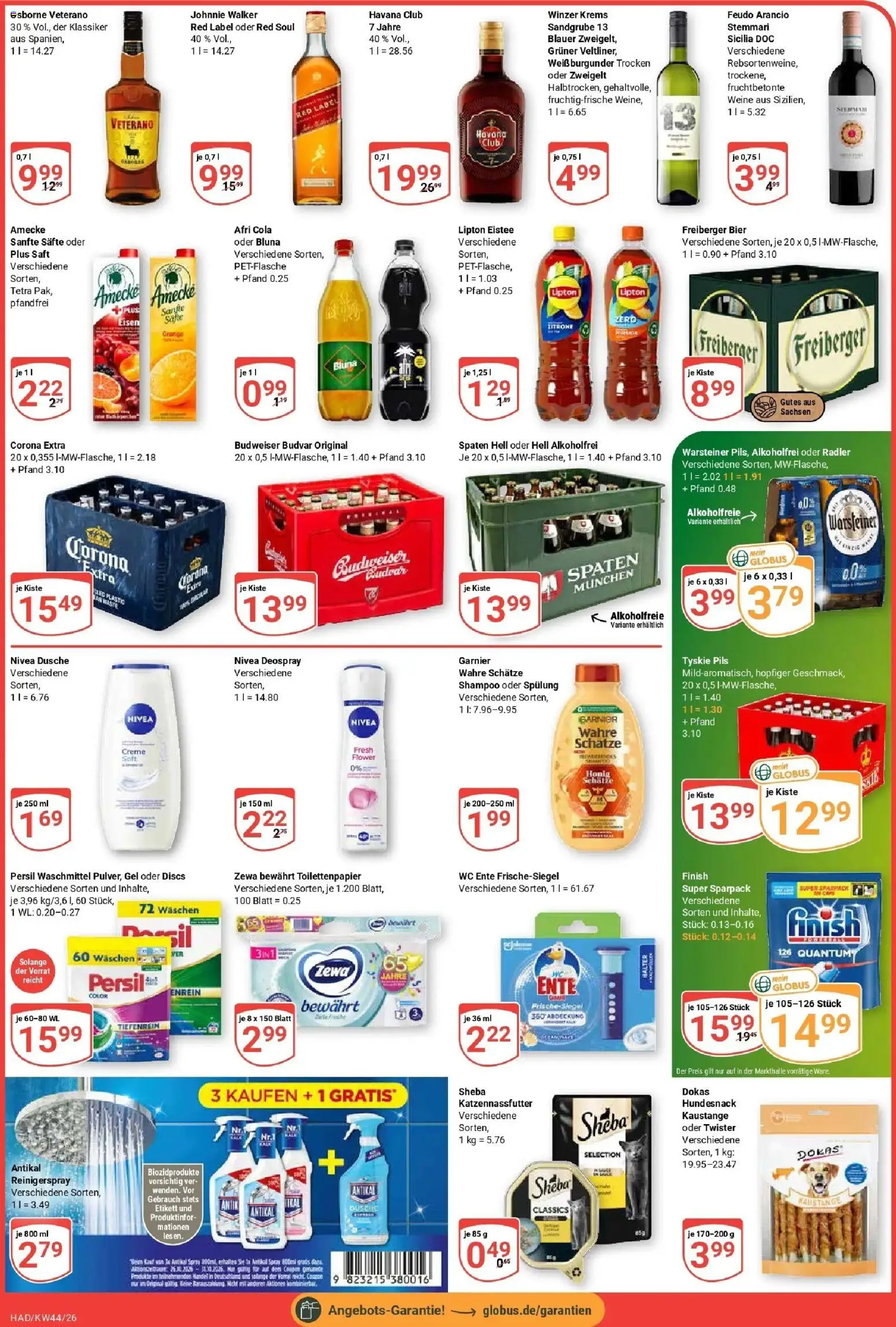 Globus Prospekt Halle (saale) – gültig ab 26.10.2026 | Seite: 3 | Produkte: Havana club, Creme, Radler, Zitrone