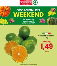 Anteprima del volantino Despar volantino Weekend valido a partire dal 24/09/2026