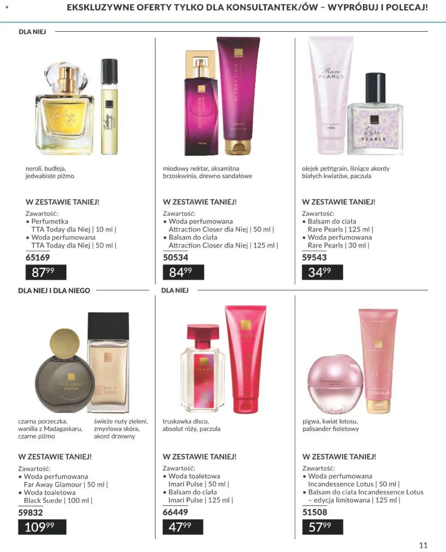 Avon Katalog Focus 10 2026 od 30.09.2026 | Strona: 11 | Produkty: Lotus, Woda toaletowa, Woda, Wanilia