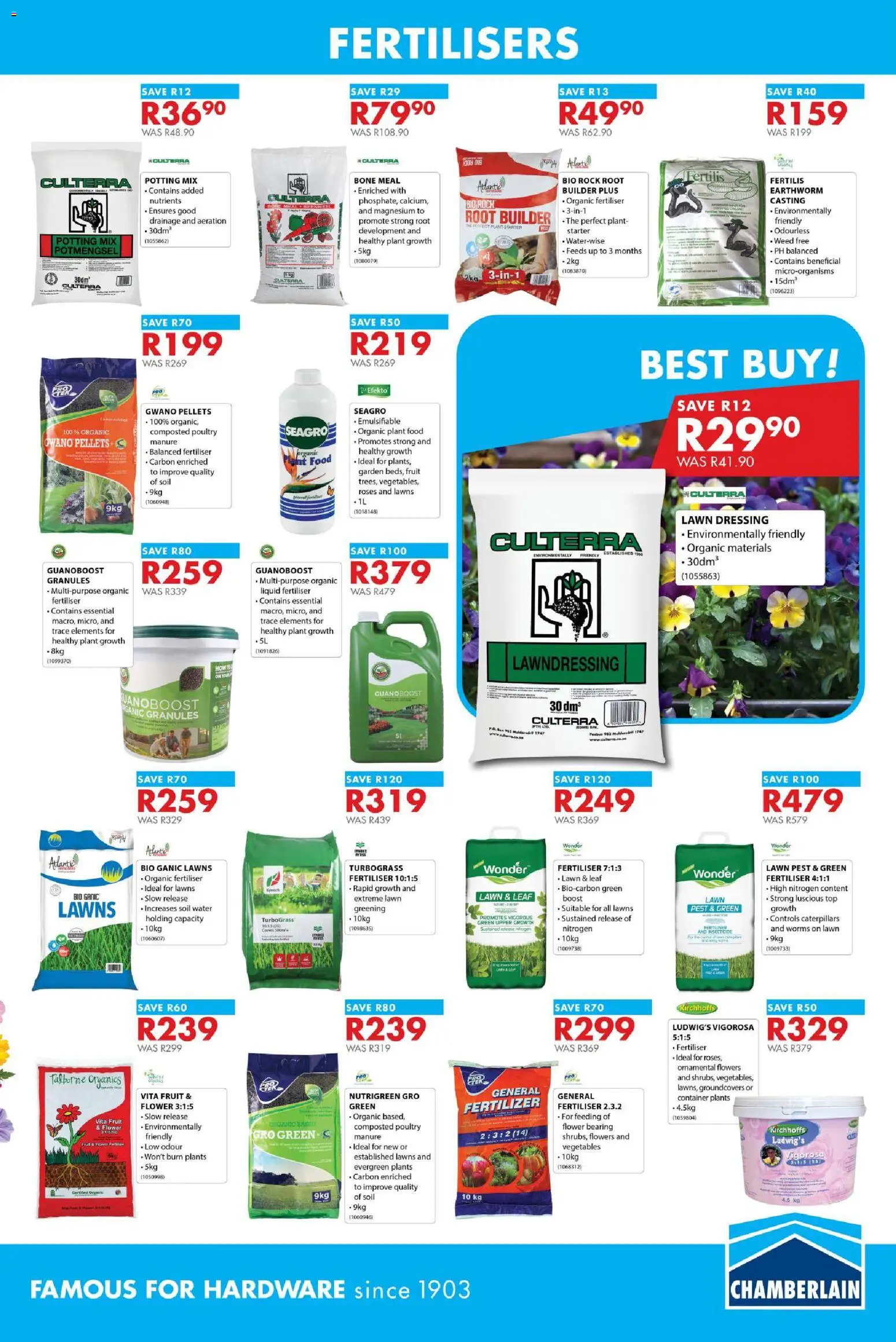 New Chamberlain catalogue – valid from 13/08/2026 | Page: 5 | Products: Box, Dressing, Water, Vegetables