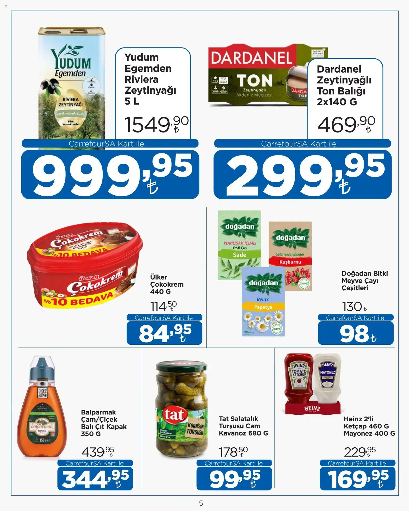 CarrefourSA Katalog - 19 Eylül 2026 tarihinden itibaren geçerlidir | Sayfa: 4 | Ürünler: Ketçap, Salatalık, Mayonez, Ton balığı