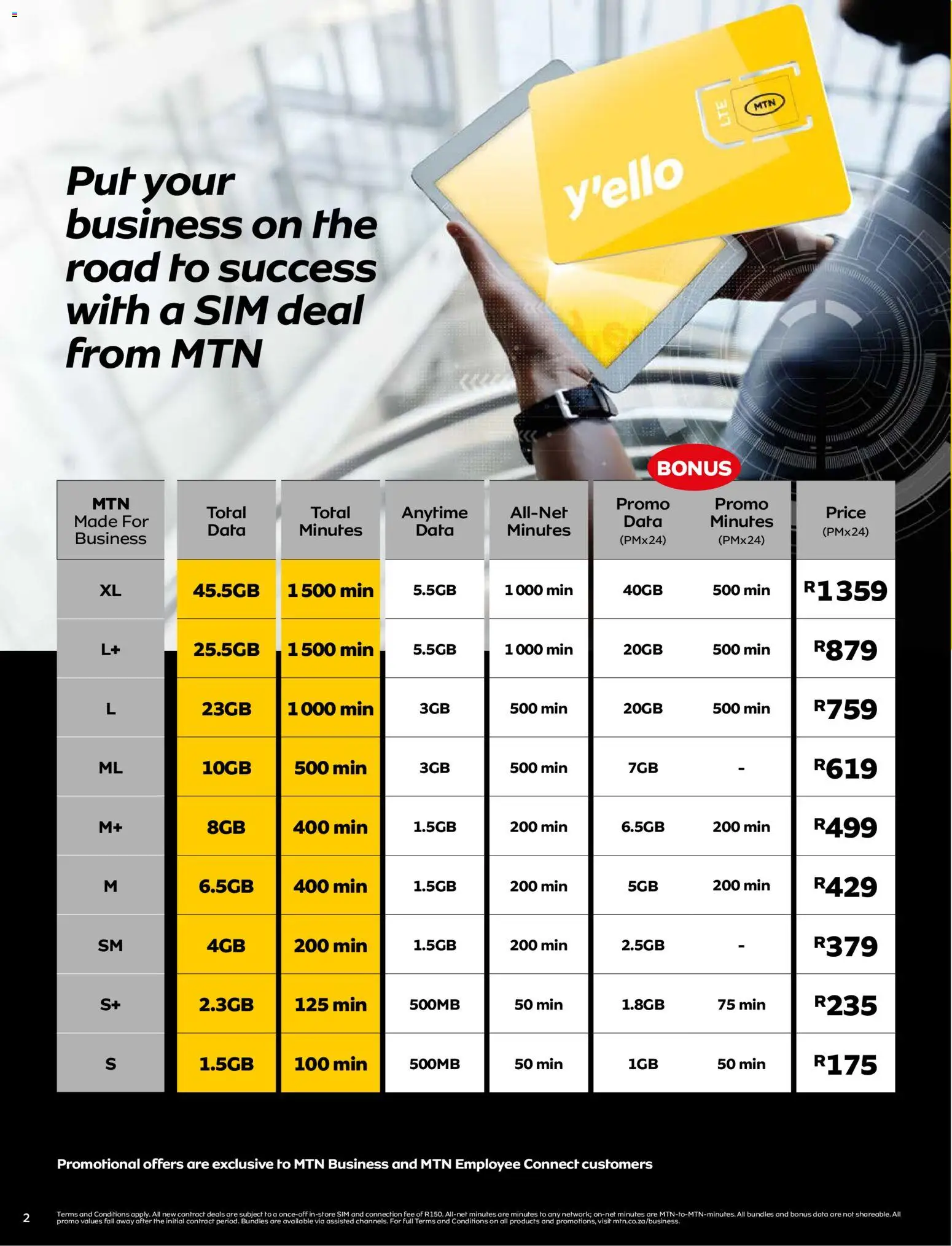 New MTN catalogue – valid from 08.06.2026 | Page: 2 | Products: Data, Sim