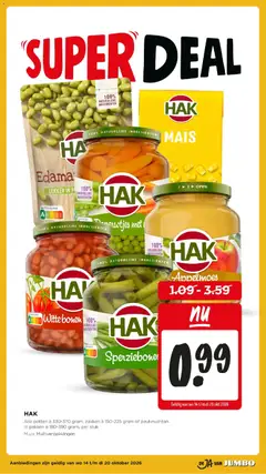 Kruimige aardappelen, Normaals of extra groot Zak 3 kilo - Voorbeeld van een folder van Jumbo, geldig van 14-10-2026 | Pagina: 3