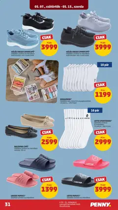 UNISEX PAPUCS*, többféle színben és méretben - amely érvényes a következő dátumtól: 07.05.2026 | Oldal: 35 | Termékek: Papucs, Bokazokni