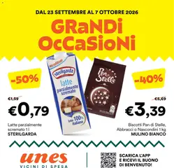 Anteprima del volantino Unes volantino valido a partire dal 23/09/2026