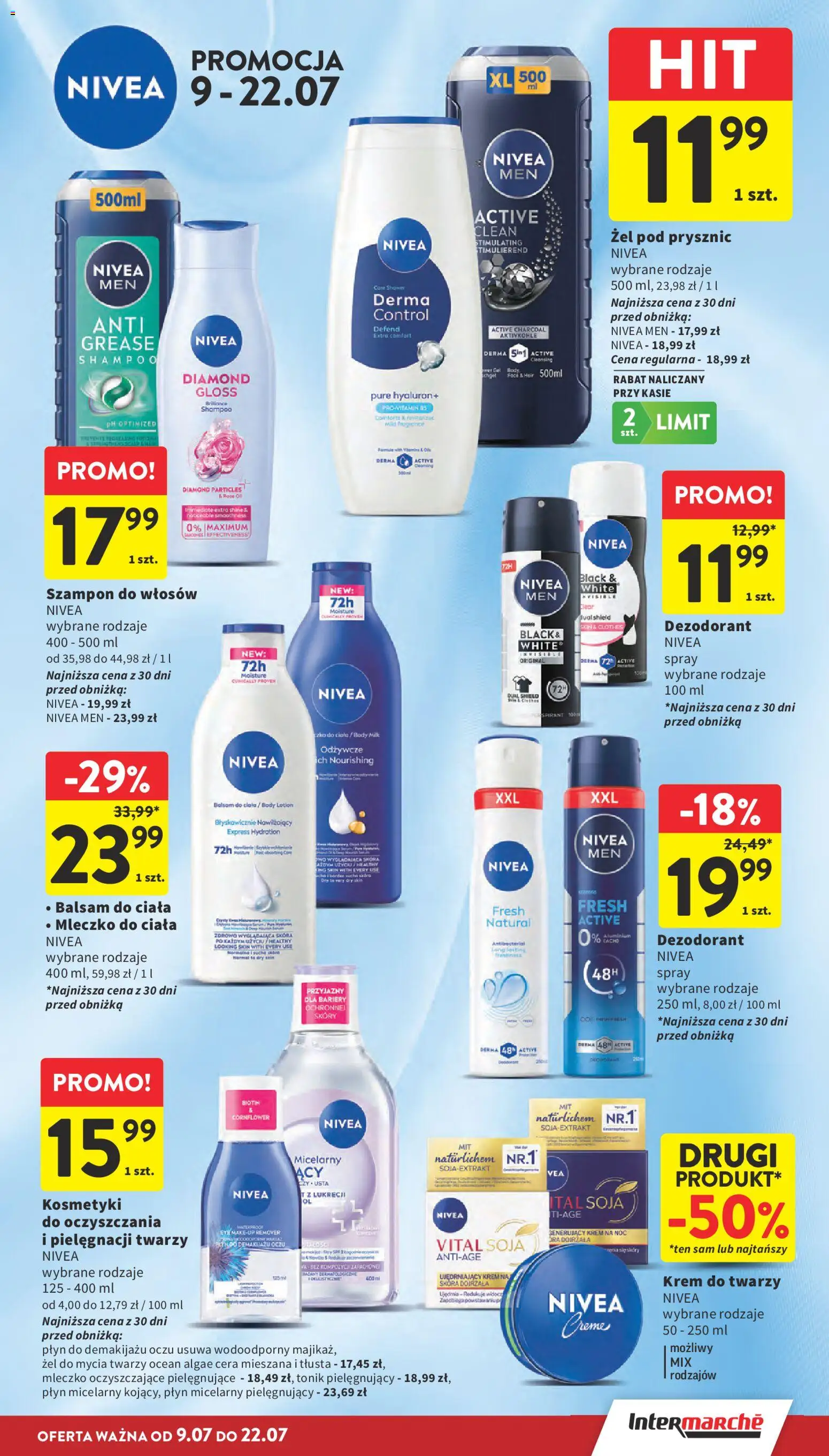 Intermarche gazetka od 09.07.2026 | Strona: 33 | Produkty: Kosmetyki, Szampon, Dezodorant, Soja