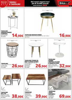 Anteprima del volantino Brico io volantino Arredo valido a partire dal 01/10/2026 | Pagina: 4 | Prodotti: Gamba, Top, Ferro, Vassoio