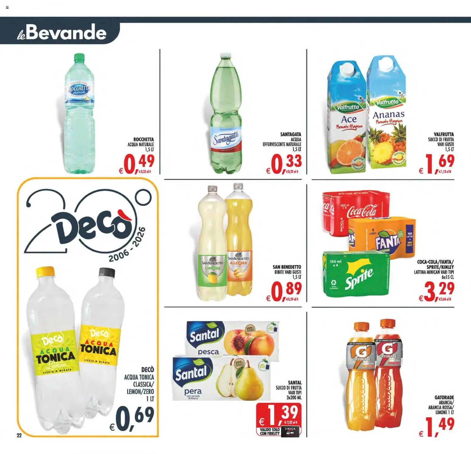 Volantino Decò del 13/10/2026 | Pagina: 22