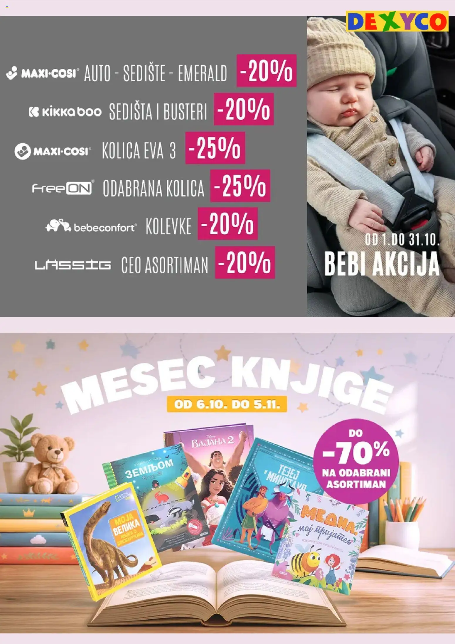 Dexy co katalog - važi od 01.10.2026 | Strana: 5 | Proizvode: Sedišta, Kolica, Knjige, Auto sedište