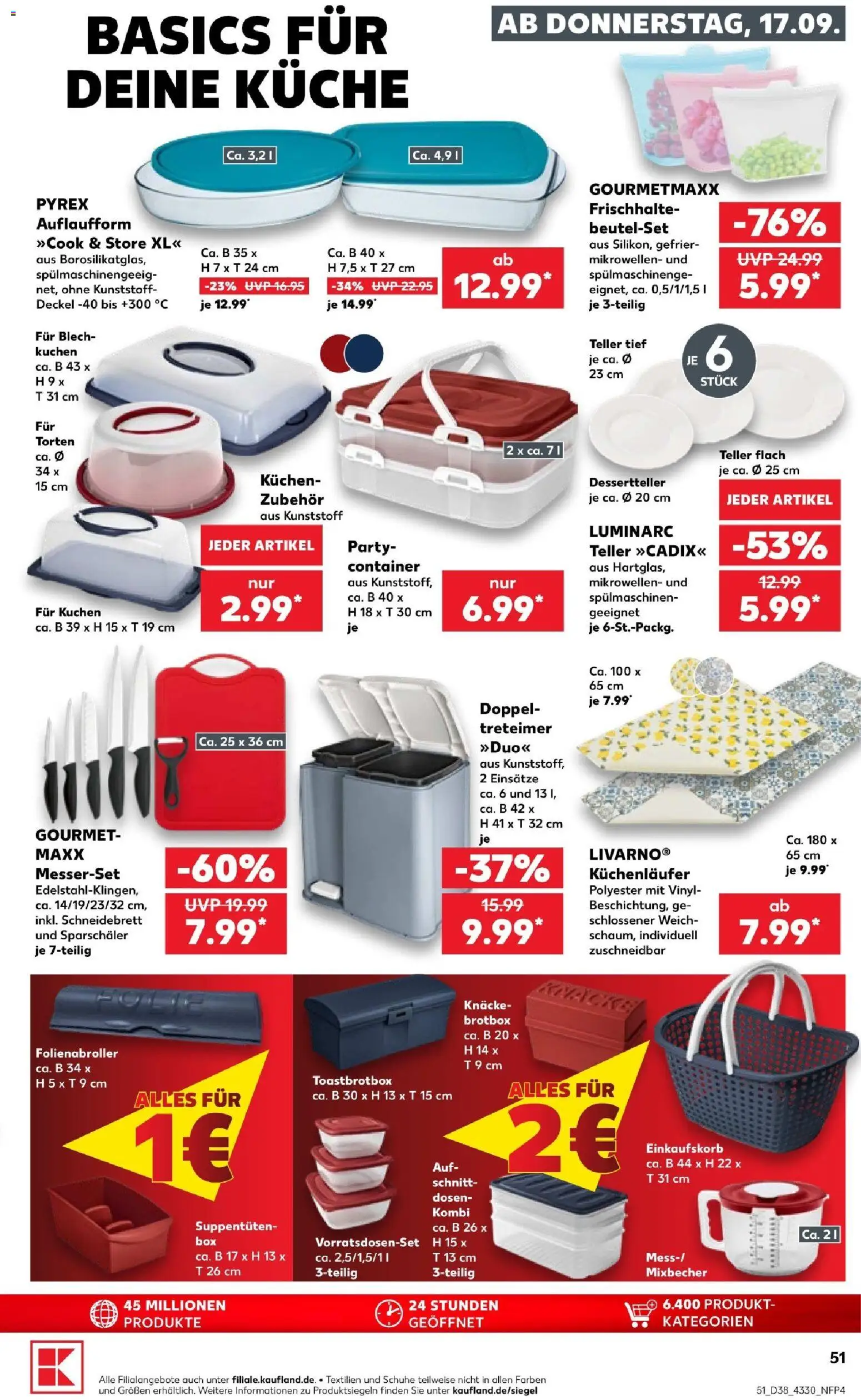 Kaufland Prospekt Berlin – gültig ab 17.09.2026 | Seite: 51 | Produkte: Küche, Kuchen