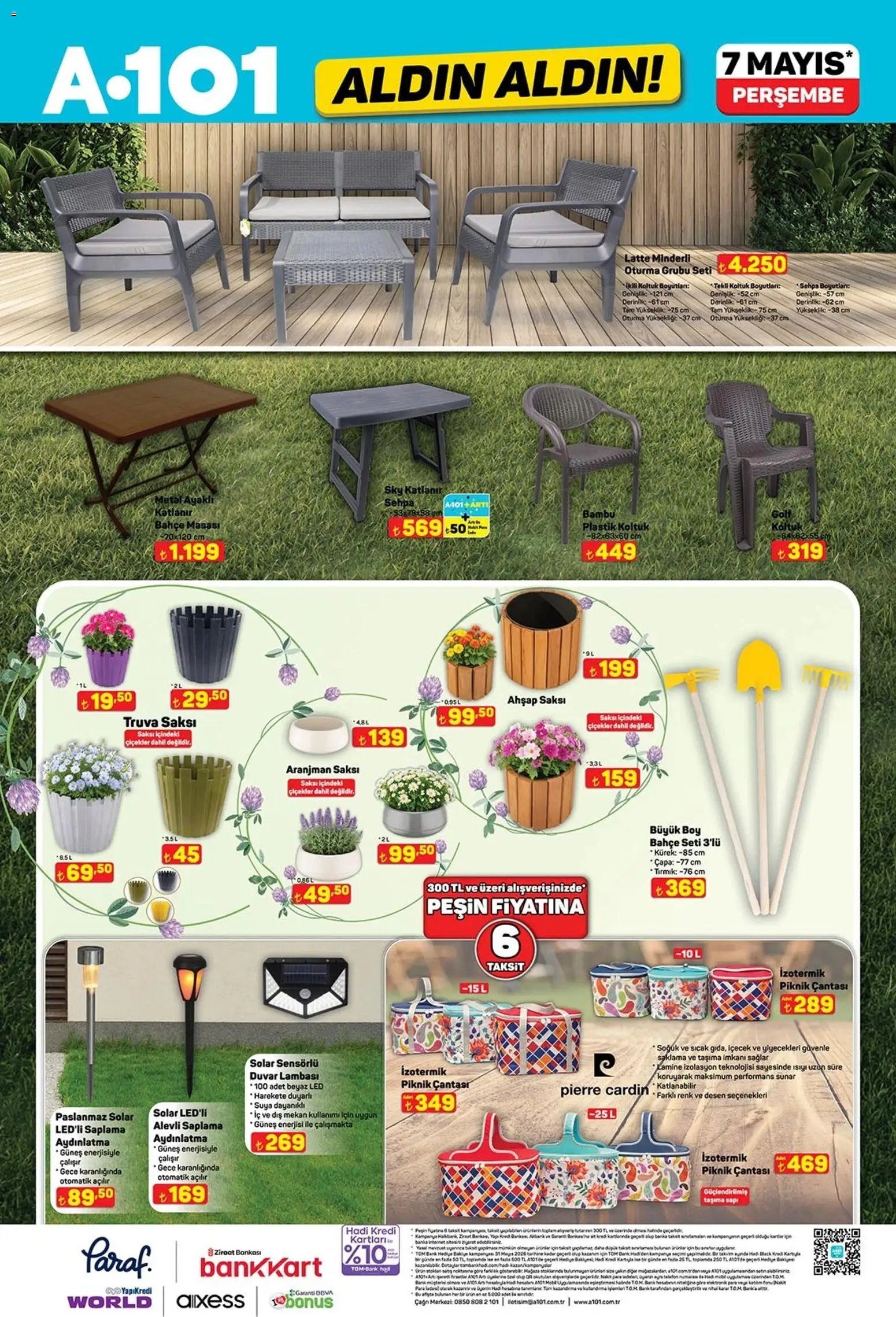 A101 - Katalog Aldın Aldın - 07.05.2026 tarihinden itibaren geçerlidir | Sayfa: 8 | Ürünler: Koltuk, Saksı, Duvar lambası, Telefon