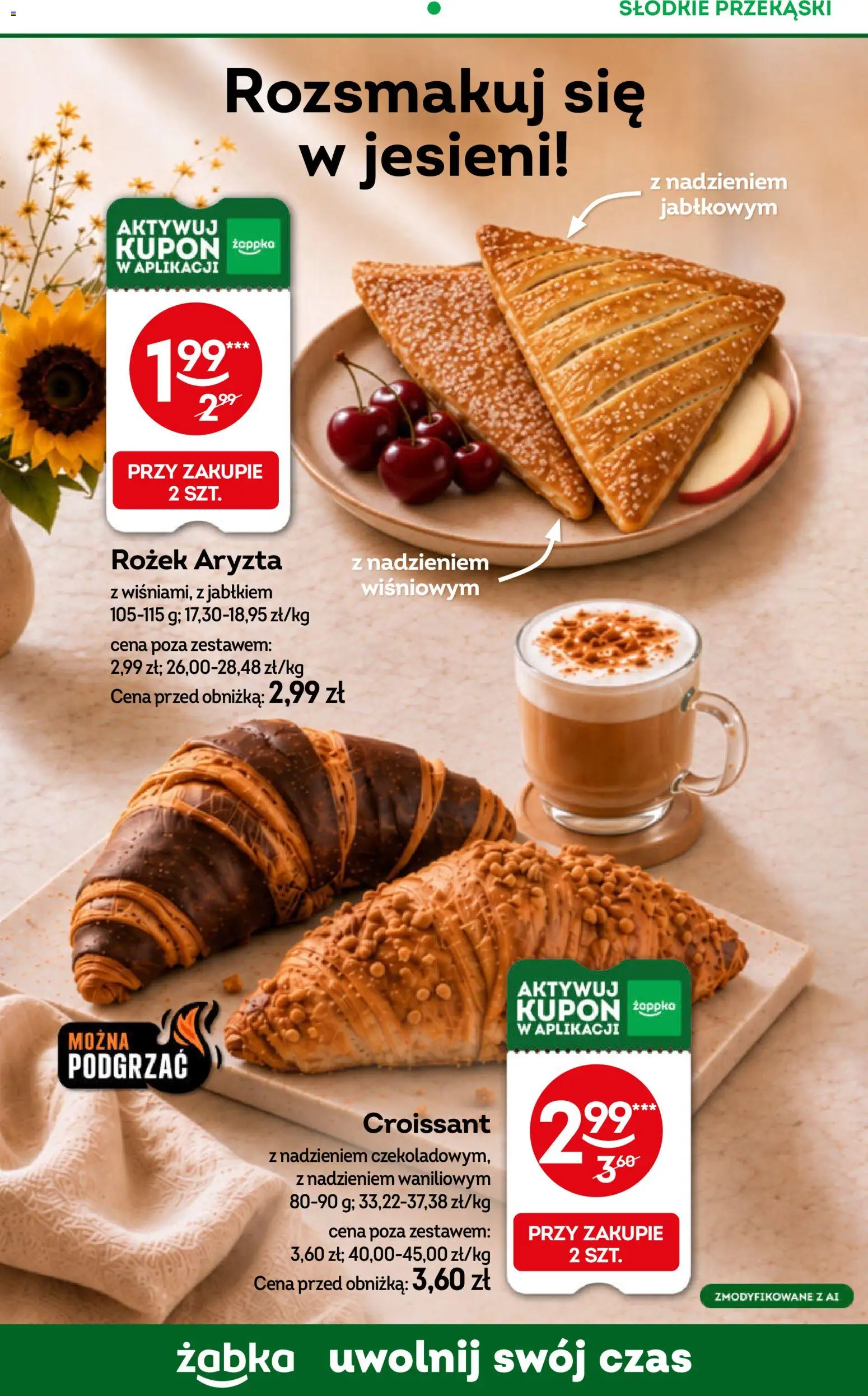 Żabka gazetka od 07.10.2026 | Strona: 52 | Produkty: Croissant, Przekąski