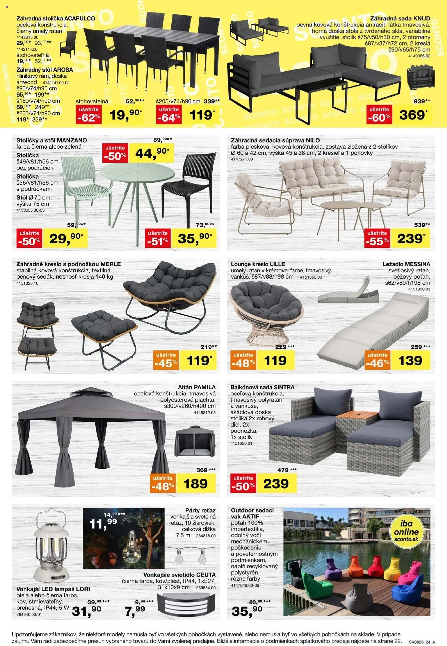Nové Sconto nábytok akcie – leták je platný od 17.06.2026 | Strana: 24